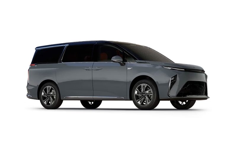 CONCRETE GREY WITH BLACK ROOF